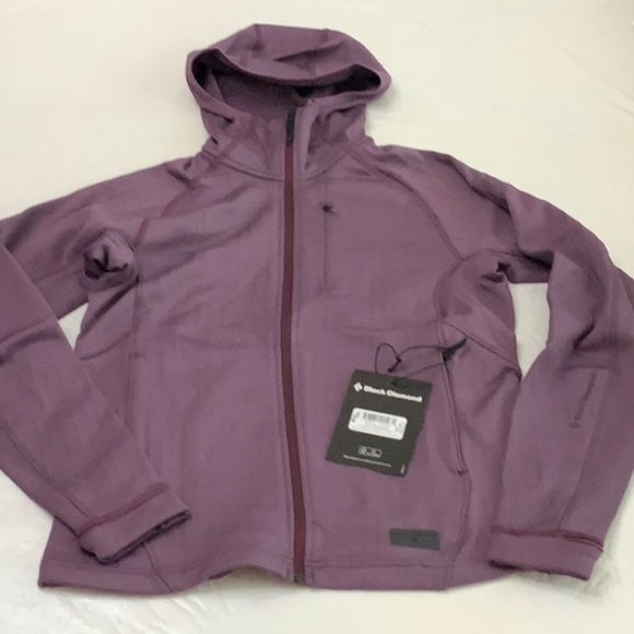 Black Diamond FACTOR FLEECE HOODY - Plum - Picture 11 of 16